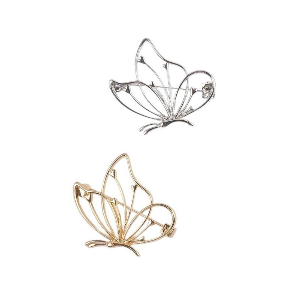 Leichter Luxus Schmetterling Reversnadeln Kleiderzubehör Abzeichen Pin Party-Mitgebsel