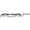 Water-Repellent Off-Road 4X4 Sunscreen Front And Rear Windshield Car Decals Off Road Windscreen Banner Decal Window Sticker