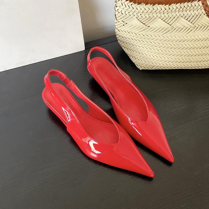 Fashion SUOJIALUN 2025 Spring New Brand Women Sandal Fashion Shallow Slip On Ladies Elegant Dress Single Shoes Low Wedge Heel Mules Shoe
