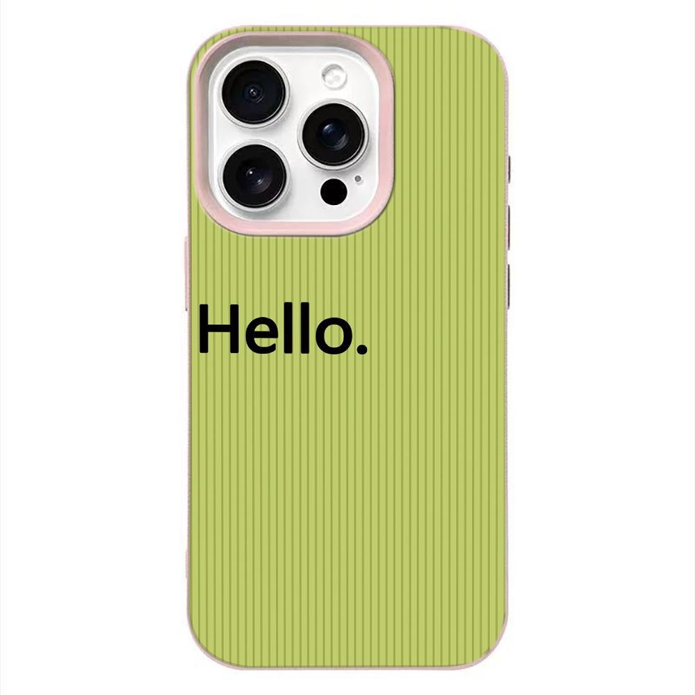 Green Line Phone Case For IPhone 17 Air 16 16E 15 14 13 12 11 Pro Max 16 15 14 Plus Phone Case Bumber Cover 16E 15 14 Case
