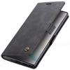 CASEME Case for Samsung Galaxy Note 10 Plus/5G, Leather Wallet Case, Black