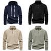 Herren Herbst Winter Sweatshirt Mit Stehkragen Und Reißverschluss Für Lässige Streetwear Jugend