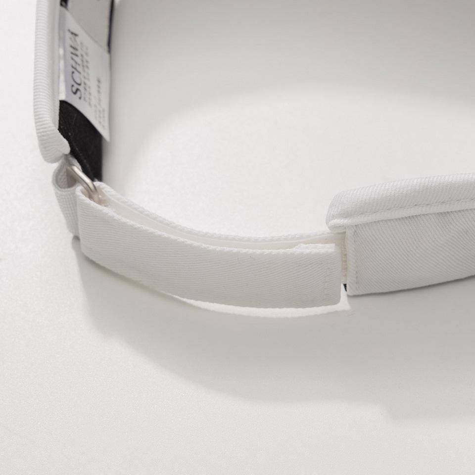 SCHWA Black Logo White Sun Visor