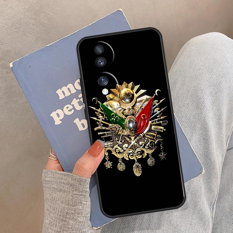 Ottoman Empire Coat Of Arms Case For Honor Magic 8 5 6 7 Pro Cover For Honor 400 200 Lite 50 70 90 X8a X8b X9a X9b X9c