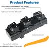 Master Power Window Switch Compatible with Hyundai Tucson 2010 2011 2012 2013 2014 2015, Driver Left Side 16 Pins, Replacement for 93571-2S000