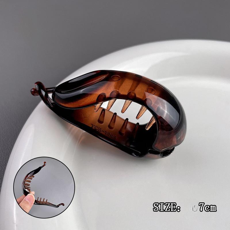 Einfarbige, matte Bananenspange, Haarklammer, gefrostete Pferdeschwanzschnalle, Pferdeschwanzhalter, Haarnadeln, Haarspangen für Frauen und Mädchen, Haarschmuck