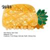 Fruit Design Hair Accessory Claw Back Head Shower Clip Medium Multi-color Size Shark Non-slip Versatile
