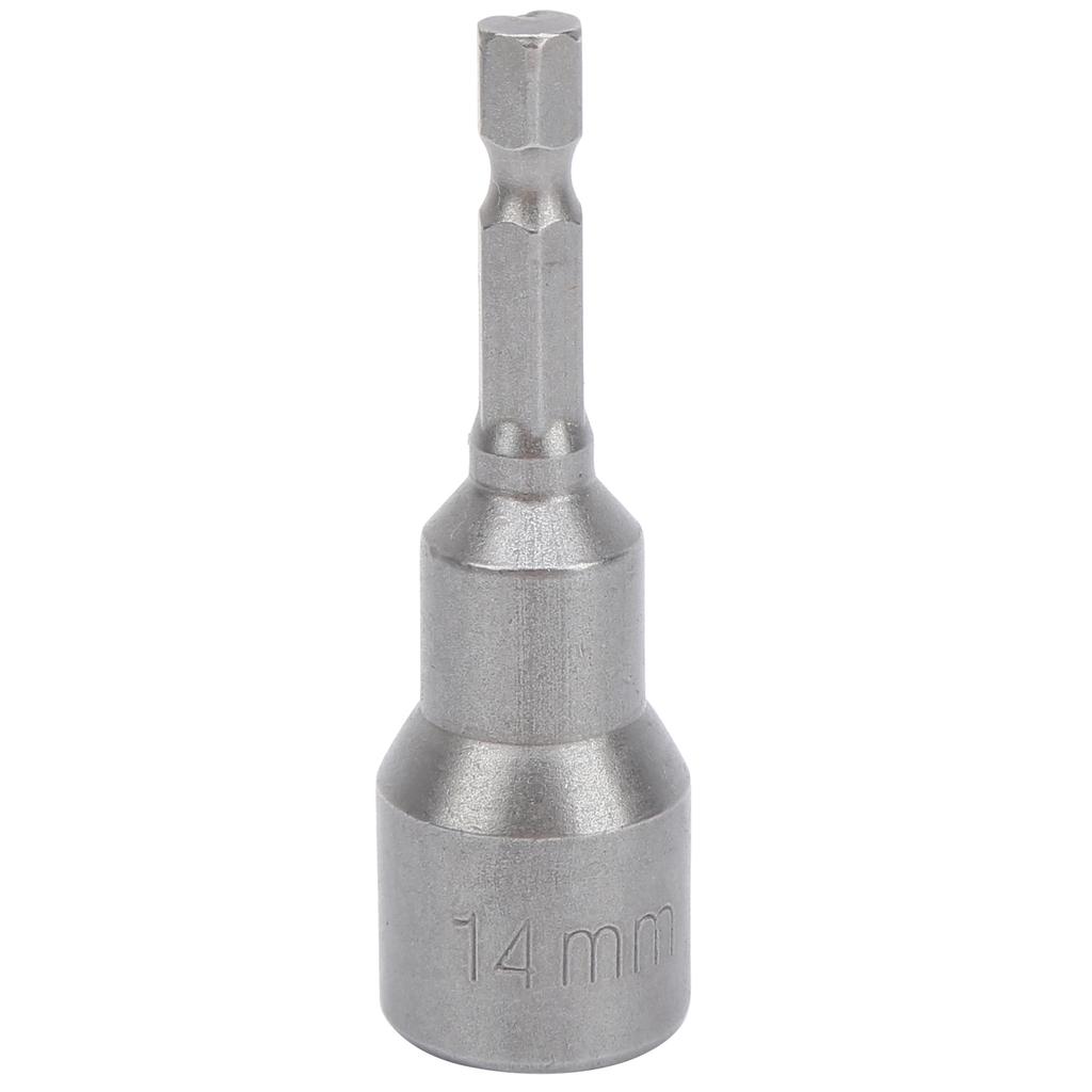 5Pcs Hex Socket Chrome Vanadium Steel Strong Magnetic Nut Electric Drill Screwdriver Bit 14mm