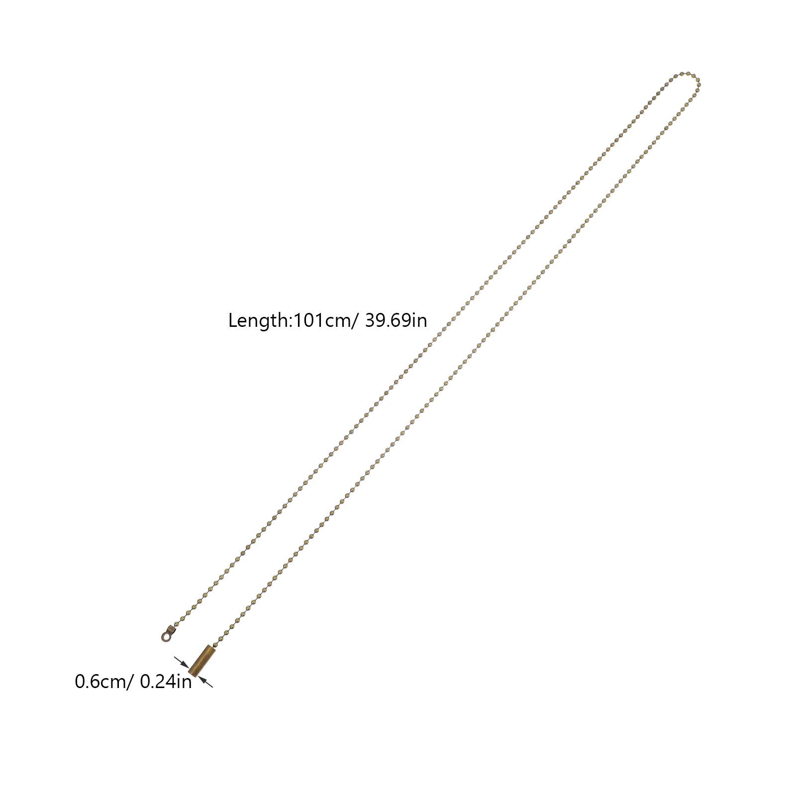 

Beaded Pull Chain Switch for Ceiling Fan Light Fixture Lamp Easy Install Decorative Fan Pull Cord Extension Pendant Chain темно-коричневого
