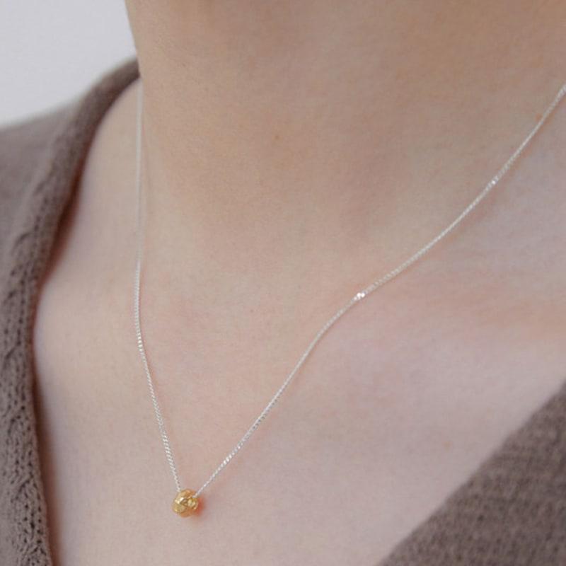 byweekend Mini hammer ball necklace_gold