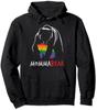Rainbow Mama Bear Hug Love Support Parent Pride Lgbt Unisex Hooded Sweatshirt