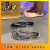 Transparent Outer Wear Non-slip Beach Casual Sandals Fashionable Versatile Flip-flops Women's Summer 2025 New Internet Celebrity Crystal