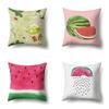 Cool Summer Fruit Polyester Pillowcase Car Decoration Home Print Small Fresh Cute Pillowcase