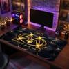 Olympique Lyonnais FC Theme Pattern Mouse Pad, Soccer Logo Design XXL Gaming Desk Mat Non-Slip Computer Mouse Pad