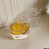 Bolsa de Vidro Feita à Mão 550ml Copo de Vidro Borossilicato Formato Tote Copo para Coquetel e Chá Gelado Pequeno Vaso para Mesa de Cabeceira