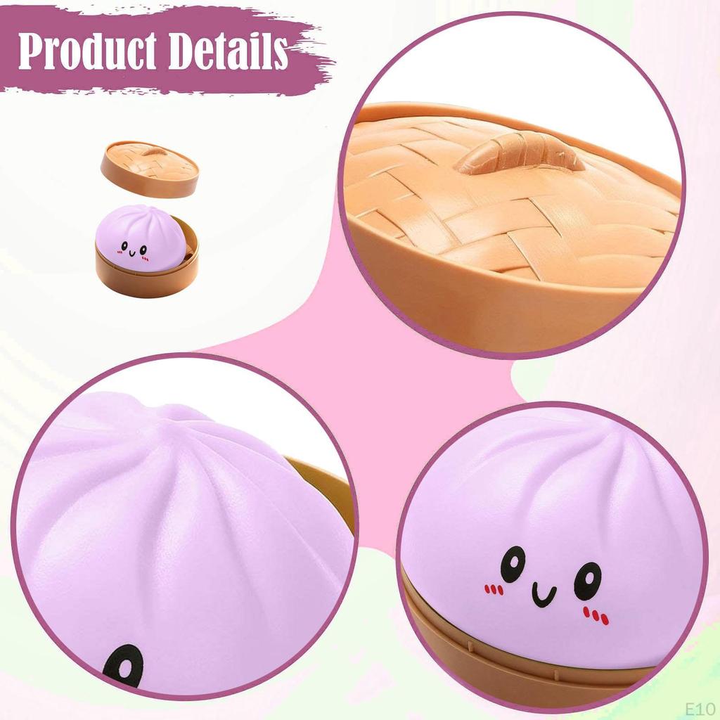 Fidget Sensory Toy Desk Classroom Prizes Cute Holiday Gift Tricking People Simulated Steamed Bun