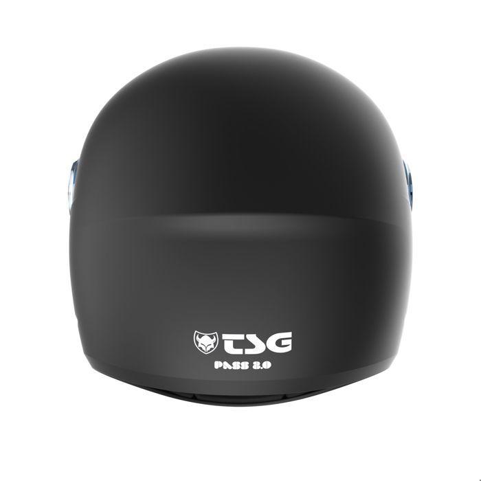 Casque de skate - TSG - Pass 2.0 - Noir - Polycarbonate - Mousse EPS