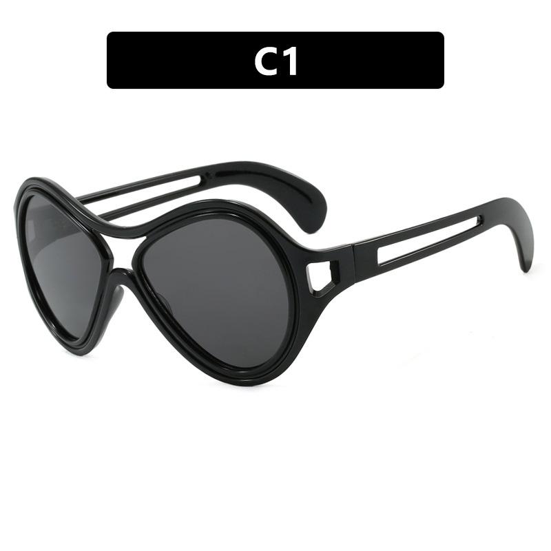 

Irregular Classic Oversized Sun Glasses Glasses Ladies For Men Luxury Designer Style Style Sun Eyeglasses Punk Popular Big Spectacle Frame Frame