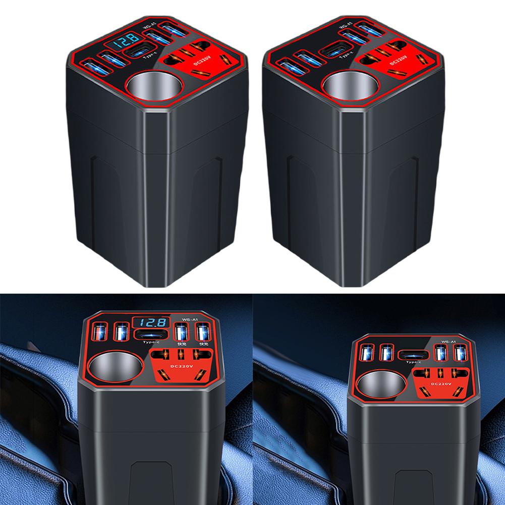 1 X Invertor de curent auto 3A 12V/24V 80CM cablu convertor auto rapid convertor de putere încărcător invertoare electronice auto