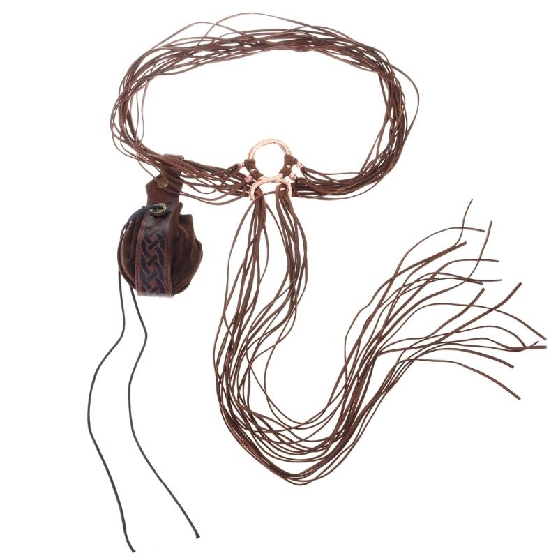 

Victorian Theme Waist Pack And Belt Set For Halloween Cosplay Event Medieval Costume Accessory Waist Belt for Adult 1