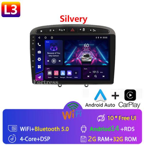 Android14 Car Radio for Peugeot 408 308 308SW 2007-2020 Multimedia Video Player Navigation GPS Carplay Auto 4G Stereo 2Din