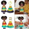 14in Black Baby Doll Nurturing Doll Realistic Handmade Soft African Reborns Toy Child Girl Parenting Game Popular Gift