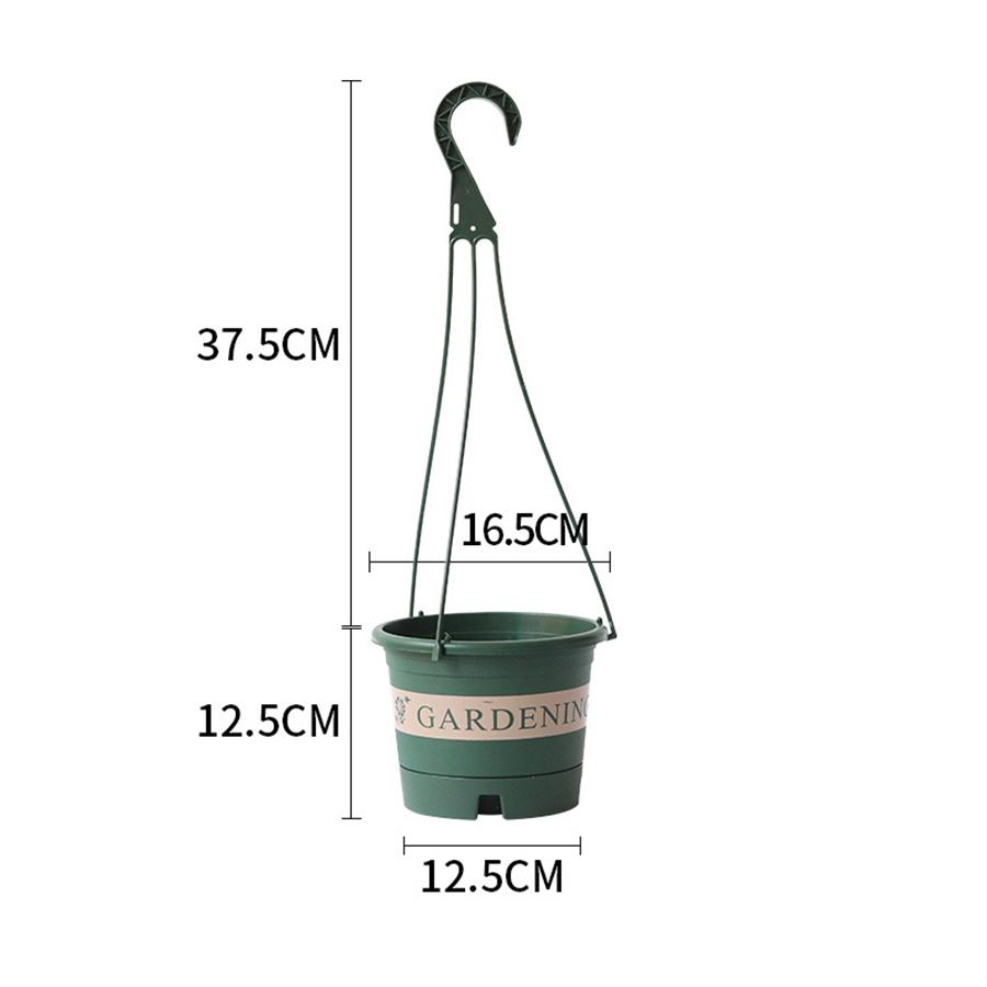 

Flowerpot Garden Accessories Hanging Plant Pot Large Planters Plants Bonsai Planter Home Decoration Plastic Decorative Pots Wall 2pcs