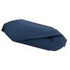 Men Chest Bag PU Leather Waterproof Fashionable Casual Waist Bag Messenger Bag for Outdoor Activity Blue