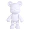Homemade Creative Fluid Bear Fluid Cool Bears White Mold DIY Painting Handmade Toy Material Kit Gift Home Decor Animal Ornaments