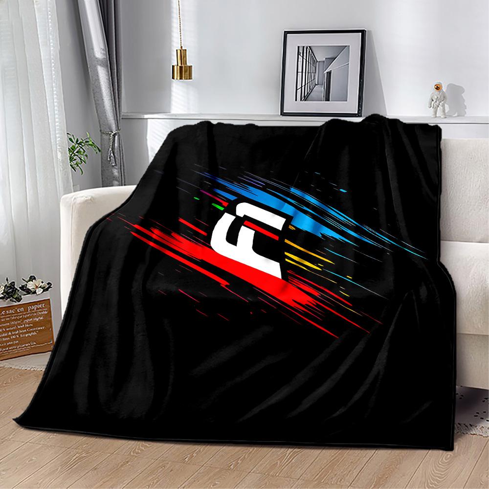 F1 Driver Number Chart Blanket Durable Comfort Great for Bedding Office Office Chair for All Seasons Warmthful Decor
