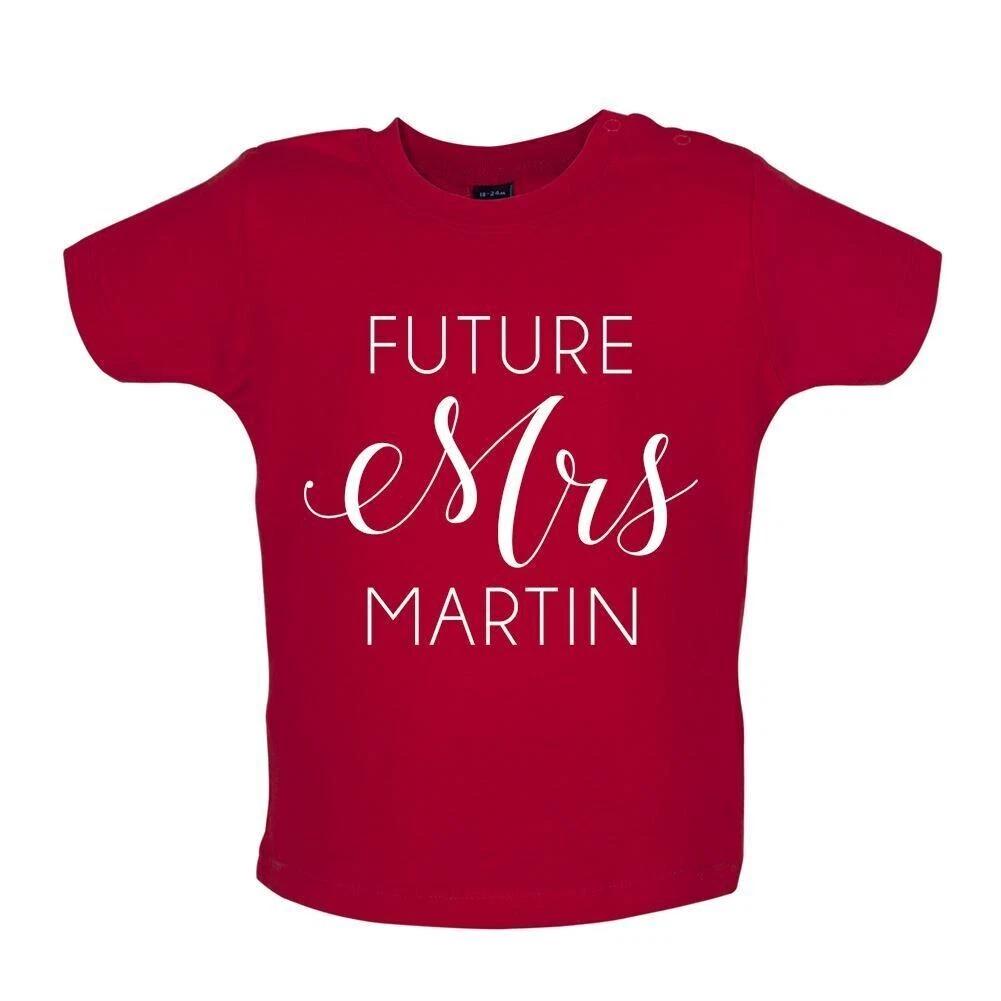

Future Mrs Martin - Baby Kids Boys Girls Unisex T-Shirt / Babygrow - Chris Fan Merch Love Tour Gig Pop 110