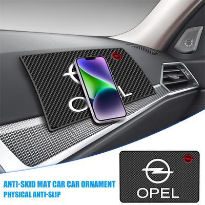 1/2pcs Car Logo Anti Slip Mat Phone Holder Non-Slip Mat For Corsa Astra OPC Zafira Mokka Antara Ampera Insignia GTC Adam