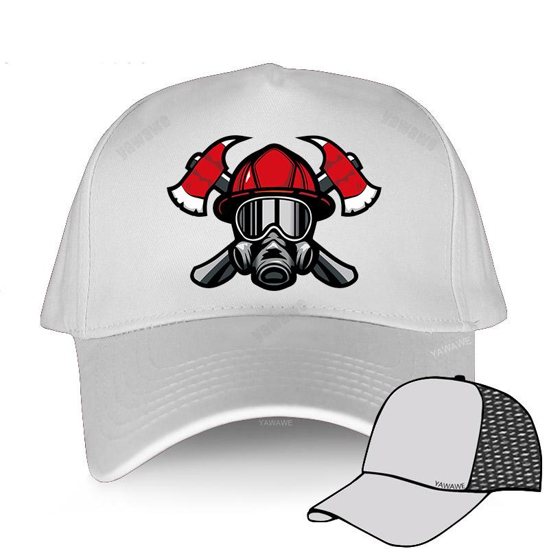 Pălărie unisex pentru femei Pălărie curbată din bumbac pentru departamentul de pompieri de salvare șapcă de baseball potrivită șapcă de soare unisex în aer liber șapcă sport reglabilă