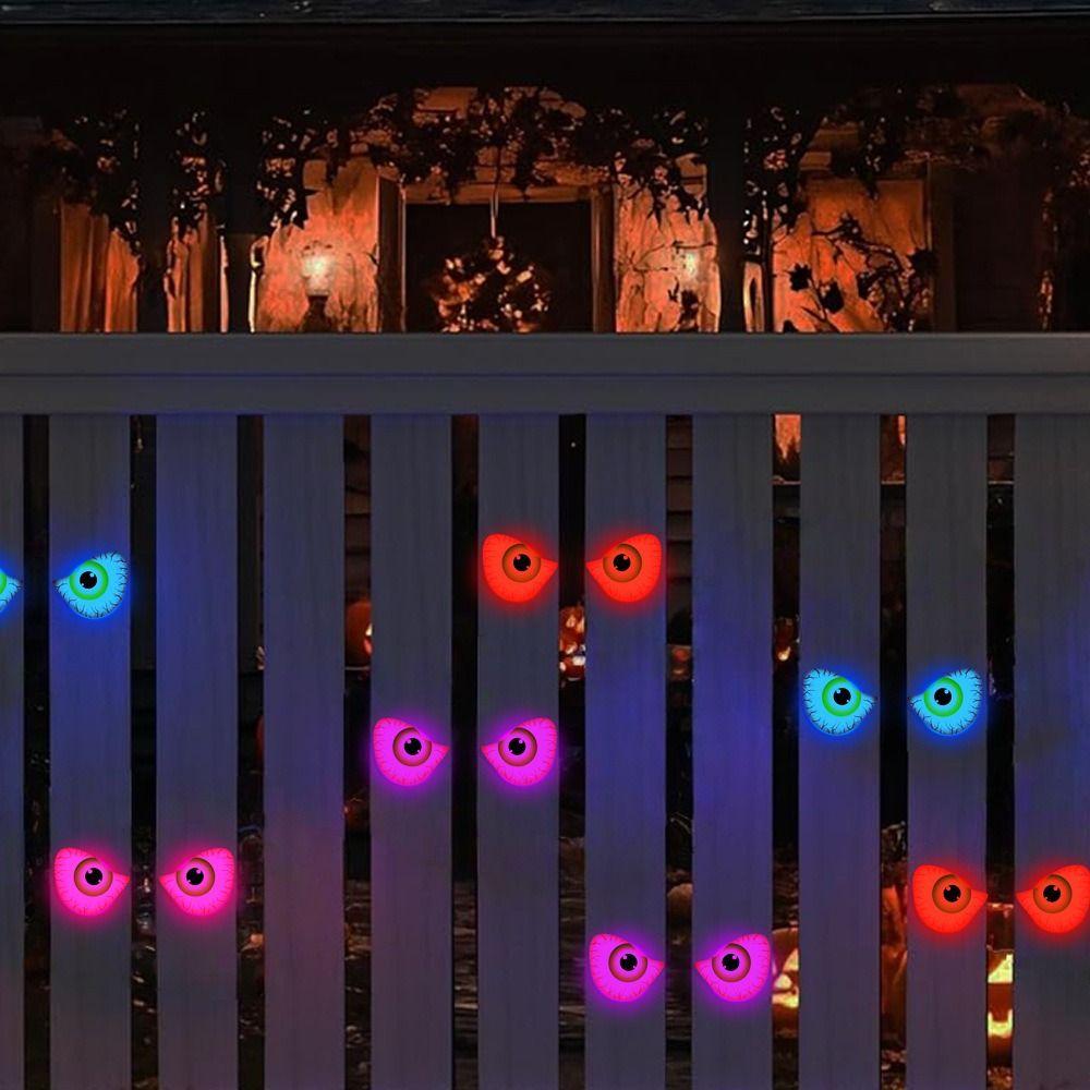 3D Design Halloween LED Night Light Glowing Effect 3D Wall Sticker Halloween Party