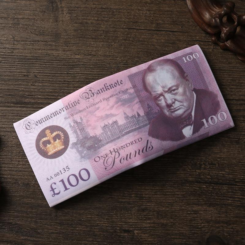 Unisexová krátká peněženka s kreativními vzory měn z různých zemí