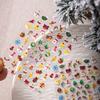 3D Christmas Nail Stickers: Trees, Reindeer, Snowflakes & Snowmen