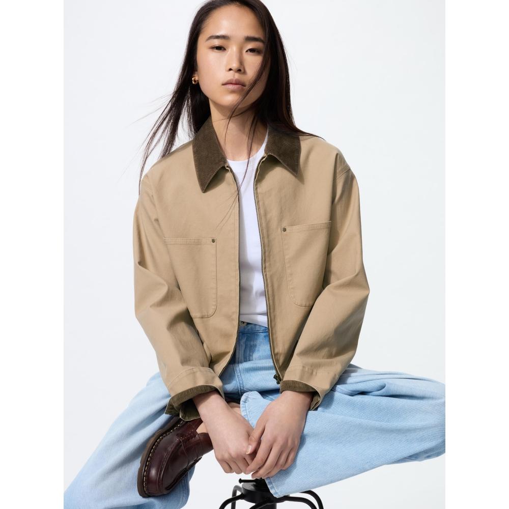 Uniqlo Japan Zip Up Short Jacket