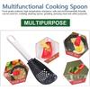 Multi-functional kitchen cooking spoon - suitable for egg yolk separator, grinder, macher, filter, skimmer, spoon - heat-resista