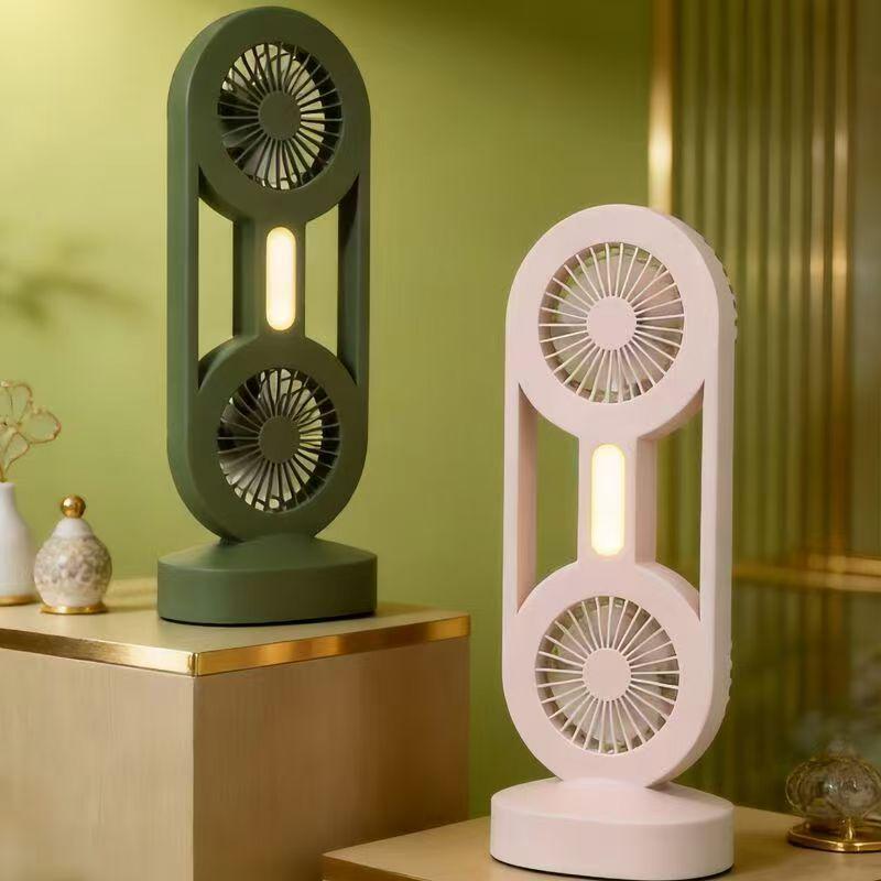 Portable Mini Silent Cold Air Fan for Home, Office, Bedroom, or Desktop 163x163x27mm