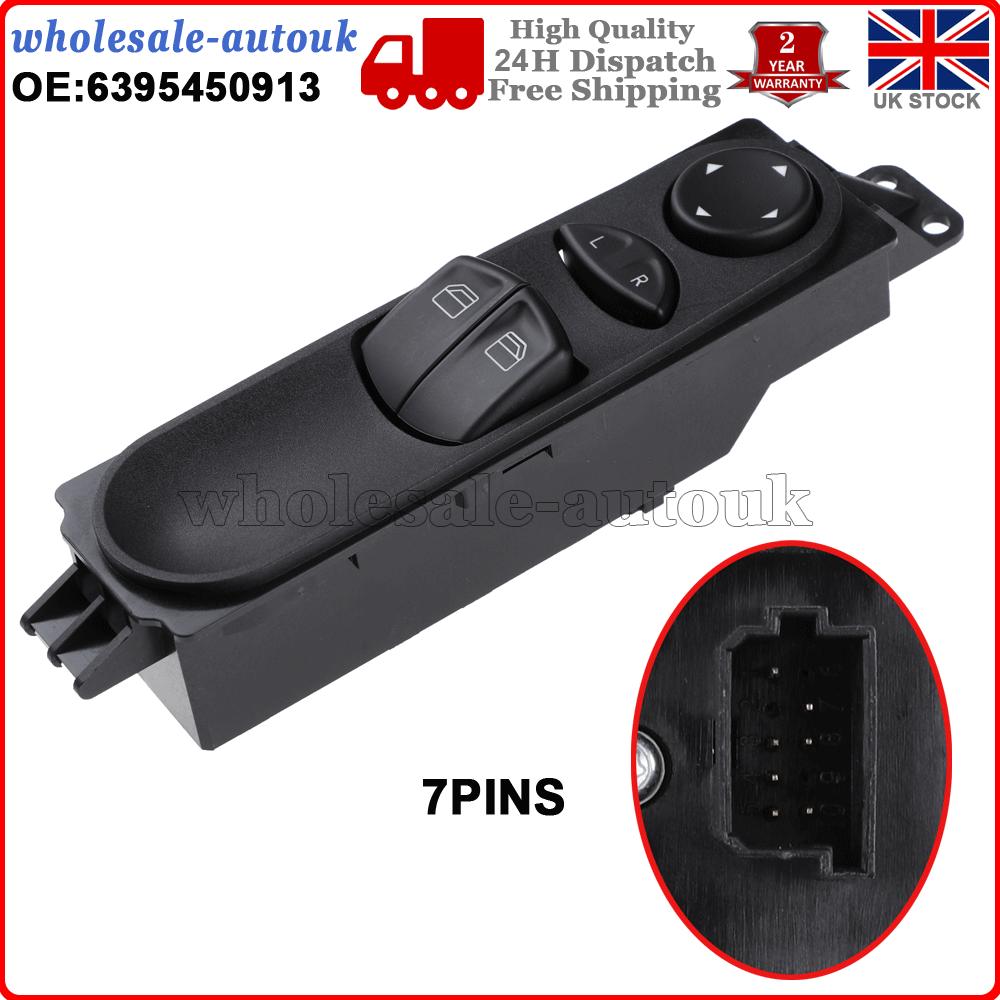 For Mercedes Benz W639 Vito 2003-2015 Electric Master Window Switch Driver Side