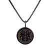 Archangel Uriel Obsidian Power Stone Magic Pendant Unisex [Koai]