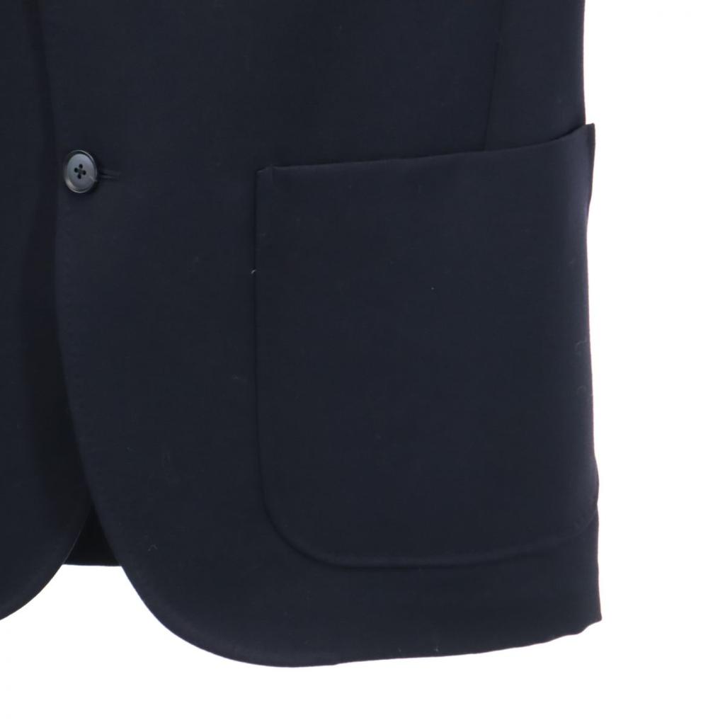 FRANKLIN TAILORED Long sleeve wool tailored jacket 2 Navy Men's Used