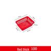 Red Qisheng Plastic Kitchen Washing Basket