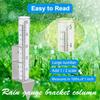 strong  Plastic Rain Gauges Replacement Tubes with Support Upgrades for Outdoor Garden Agriculture Meteorological Use