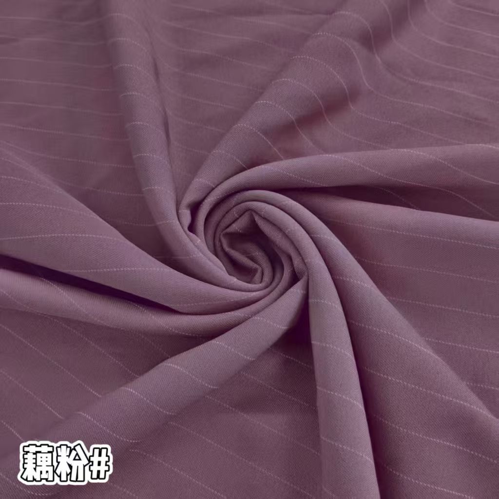 Klassischer Streifenanzugstoff Knitterfest pro Meter für Hosen Röcke Uniformen DIY Nähstoff Hängend Elastizität Weiß Rot