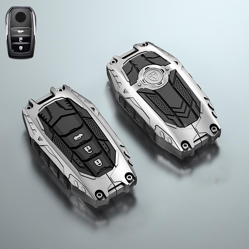 Zinc Alloy Car Key Cover Case For Toyota Bz3 Asia Dragon Car Shell Yize C-Hr Prado Sienna Crown Kluger Harrier
