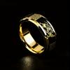 Cool Stainless Steel Celtic Dragon & Knot Ring Ring for Men Women, Dragon Wedding Band, Celtic Ring, Everyday Wear Jewelry