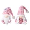 Elf Dwarf Gnomes Doll Pink Sequin Hat Design Christmas Gnome Plush Decorations For Home Christmas Table Decorations