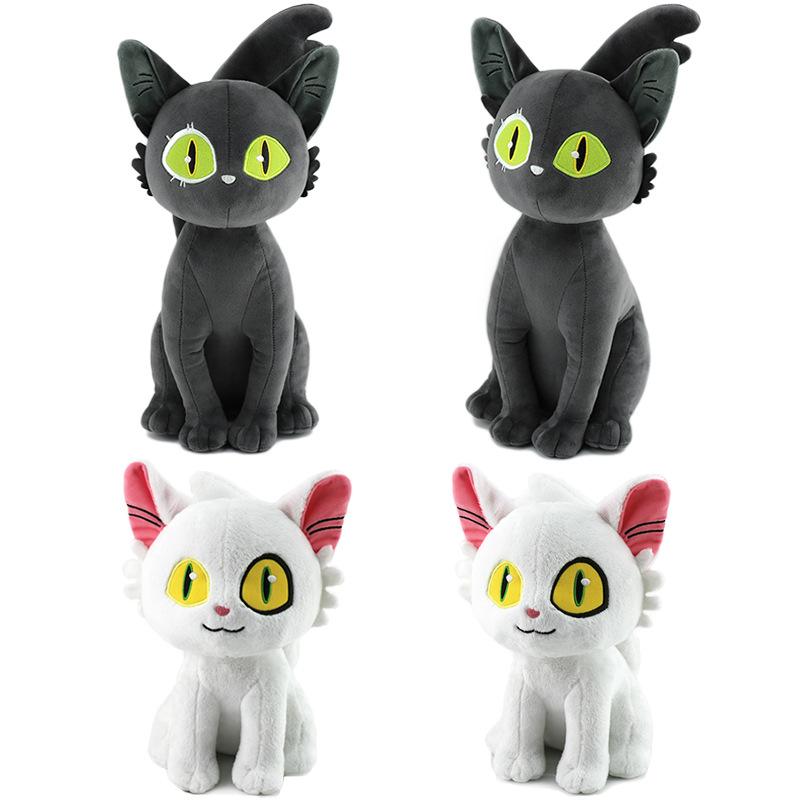

Suzume No Tojimari Plush Toy Daijin Cat Plush Toys Kawaii Sadaijin Cat Dolls Soft Stuffed Animal Toys Kids Girls Birthday Gifts 10cm чорний