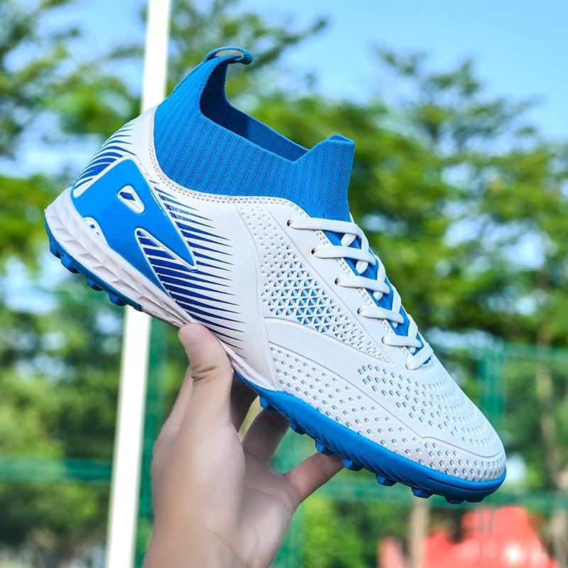 Men's/Women's Football Boots Rubber Soft Sole Short Nails Artificial Turf Youth Kids Football Shoes